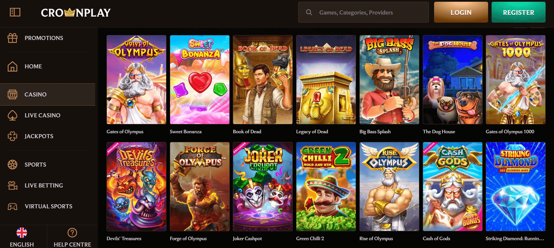 CROWNPLAY CASINO ONLINE FRANTA