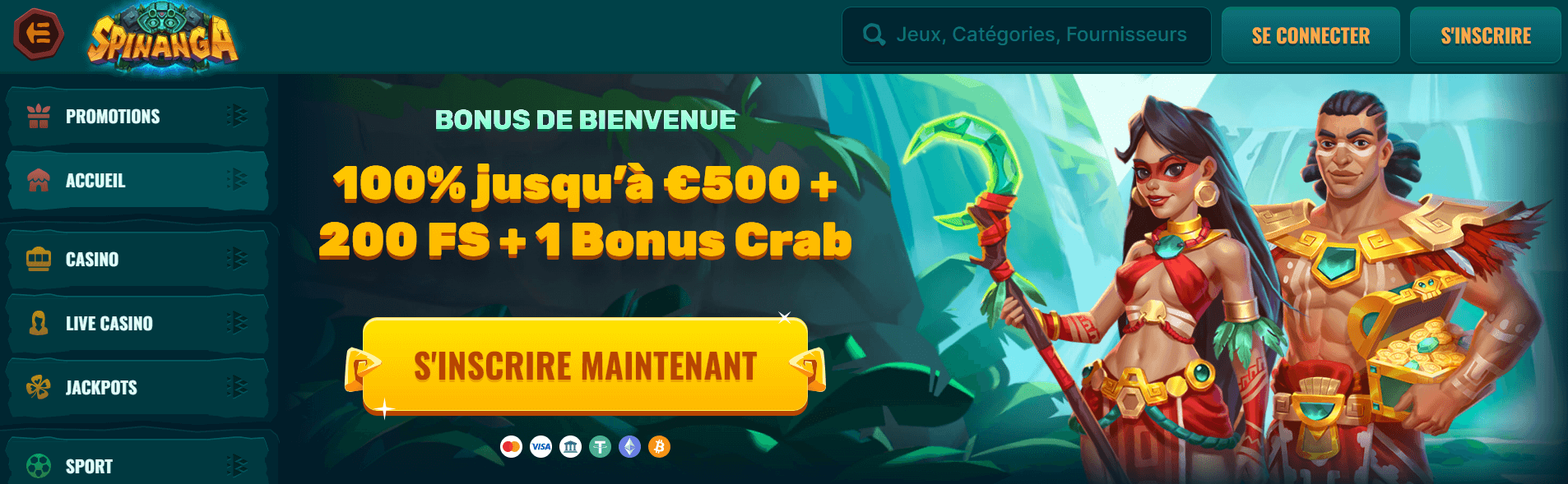 SPINANGA CASINO BONUS DE BUN VENIT