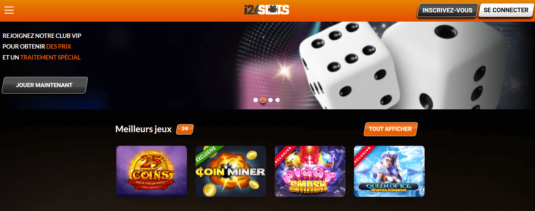 I24SLOTS CASINO ONLINE FRANTA