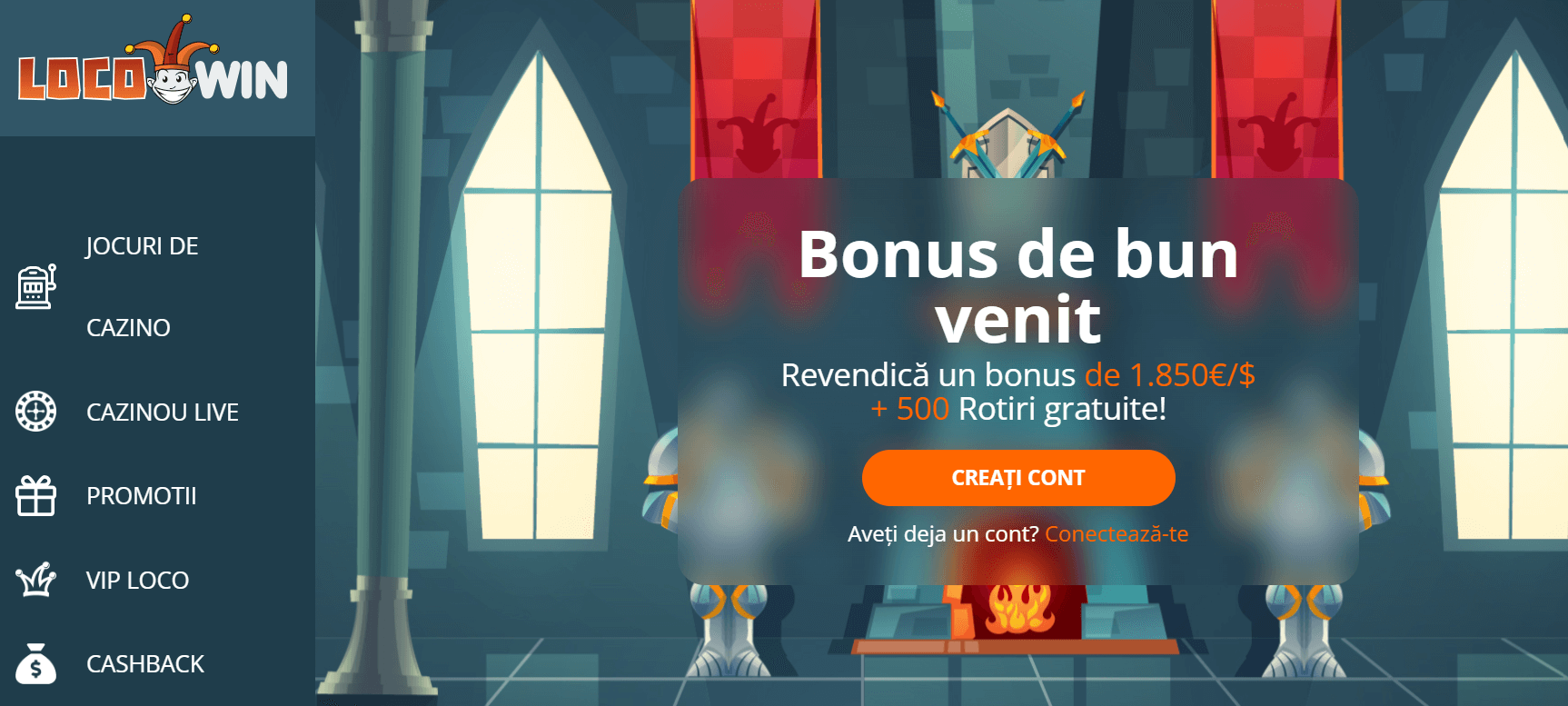 LOCOWIN CASINO ONLINE FRANTA BONUS DE BUN VENIT